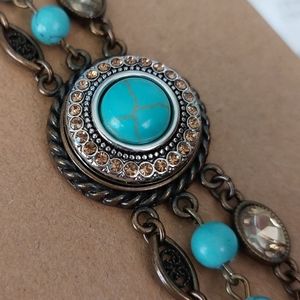 Bracelet gemstone 2 in 1  NWT